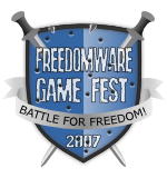 Freedomware Game Fest Badge